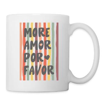 more amor por favor - Mug - white - Right