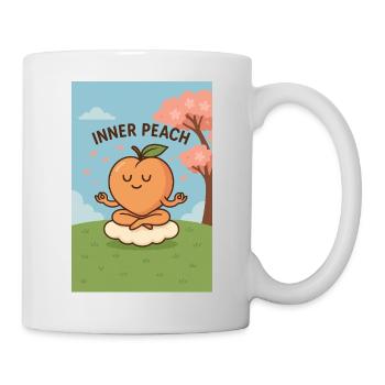 Intérieur pêche - Mug blanc - blanc - Droite