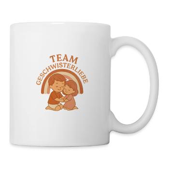 Team Geschwisterliebe - Tasse - Weiß - Rechts