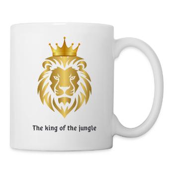 "The king of the jungle" - Mug - white - Right
