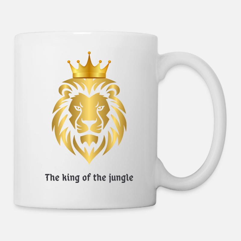 « Le roi de la jungle » - Mug blanc - blanc