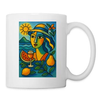 Brise d’été - Mug blanc - blanc - Droite