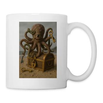 Calmar - Mug blanc - blanc - Droite