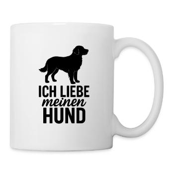 ich liebe meinen Hund 6 - Tasse - Weiß - Rechts