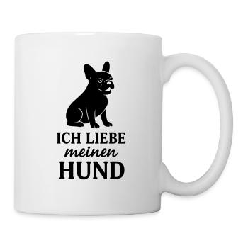 Ich liebe meinen Hund 7 - Tasse - Weiß - Rechts