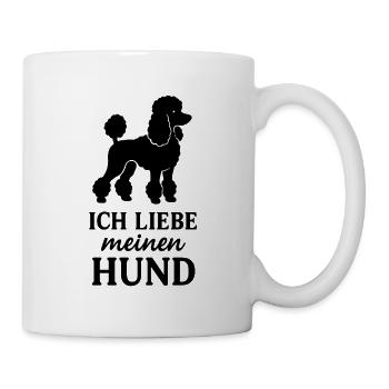 Ich liebe meinen Hund 8 - Tasse - Weiß - Rechts