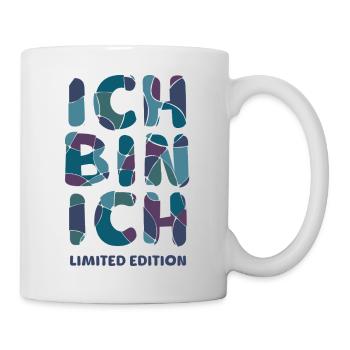 ICH BIN ICH - Affirmation Geschenk Selbstvertrauen - Tasse - Weiß - Rechts