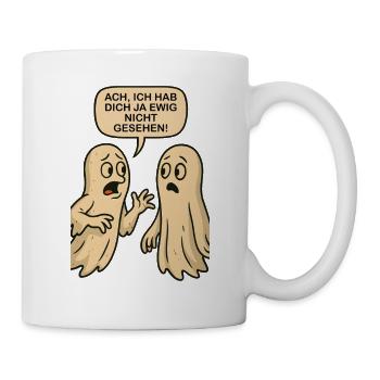 Oh, I haven't seen you for ages (ghosts) - Mug - white - Right