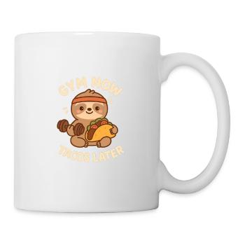 Gym lustig - Tasse - Weiß - Rechts