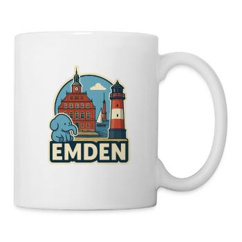 Emden - Tasse - Weiß - Rechts
