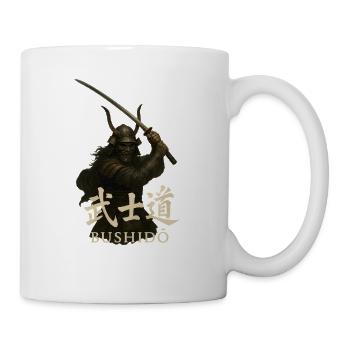Ehre. Mut. Disziplin. Bushidō. - Tasse - Weiß - Rechts