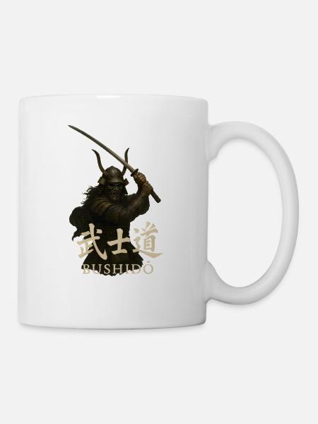 Ehre. Mut. Disziplin. Bushidō. - Tasse - Weiß