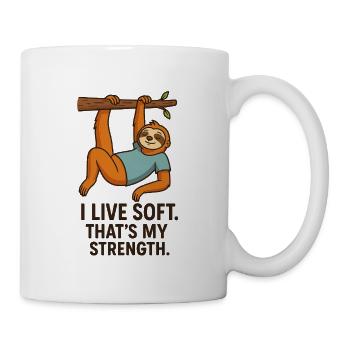0010 slow strength - Tasse - Weiß - Rechts