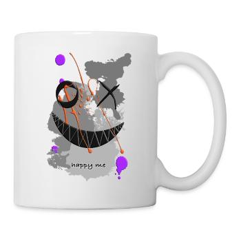 Happy Me - Carpe Diem - Mug blanc - blanc - Droite