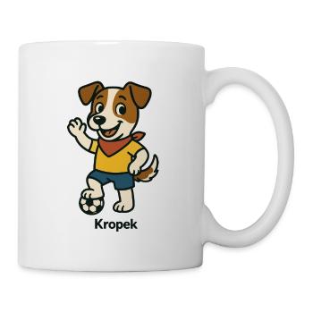 Dots Foodball Spieler - Tasse - Weiß - Rechts