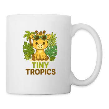 Winzige Tropen – Giraffe - Tasse - Weiß - Rechts