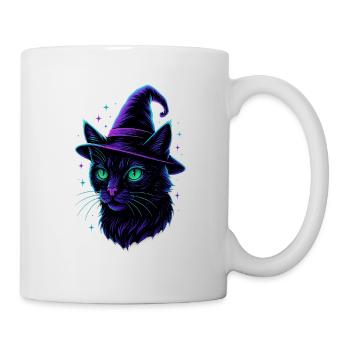 Cat WitchHat - Tasse - Weiß - Rechts