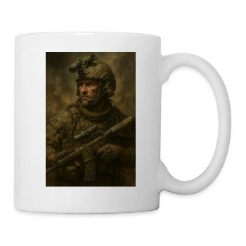 Militaire - Mug blanc - blanc - Droite