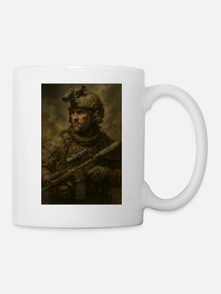 Militär - Tasse - Weiß