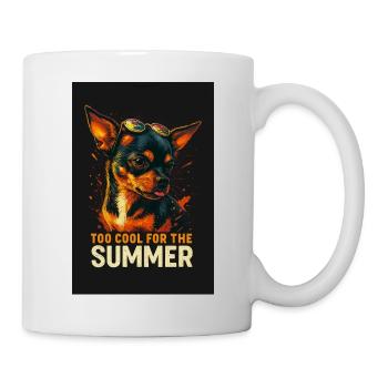 Too Cool for the Summer - Tasse - Weiß - Rechts