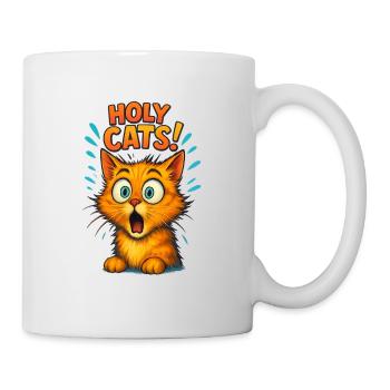 Chat "Holy Cats!" - Humour Mignon et Fun - Mug blanc - blanc - Droite