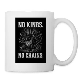 NO KINGS NO CHAINS - Mug - white - Right