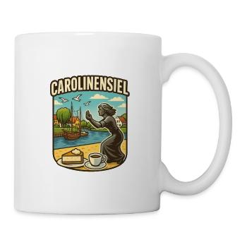Carolinensiel - Tasse - Weiß - Rechts