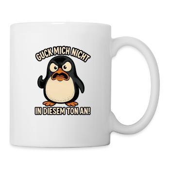 Ne me regarde pas dans ce ton drôle d’oiseau - Mug blanc - blanc - Droite