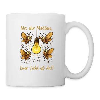 Motten - Tasse - Weiß - Rechts