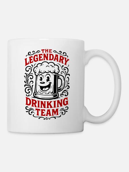 Drinking Team Legendär - Tasse - Weiß