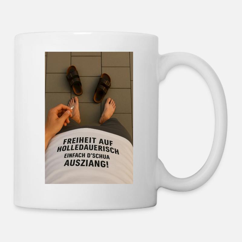 Freiheit - Tasse - Weiß