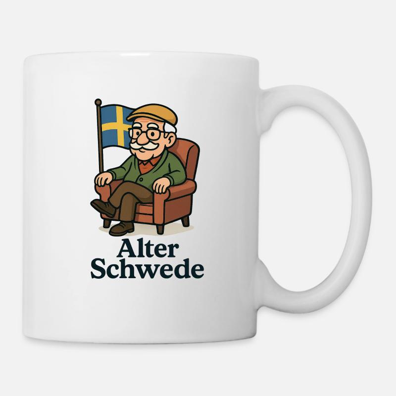 Alter Schwede - Tasse - Weiß