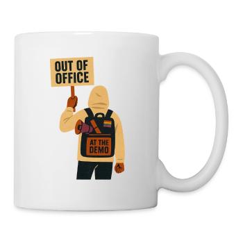 Out of Office, on the demo. - Mug - white - Right