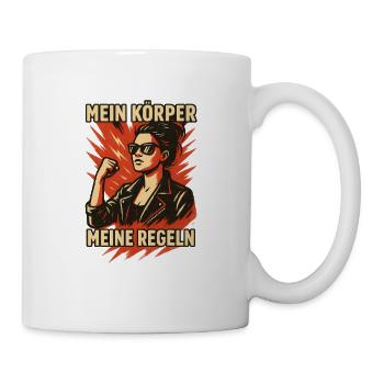 Mon corps, mes règles. - Mug blanc - blanc - Droite