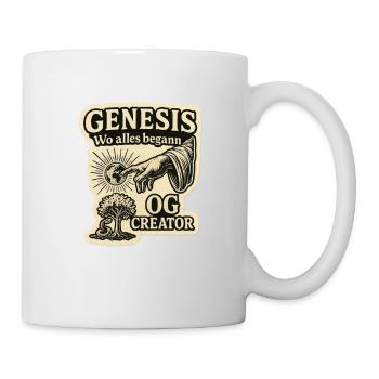 Genes. - Wo alles begann - Tasse - Weiß - Rechts