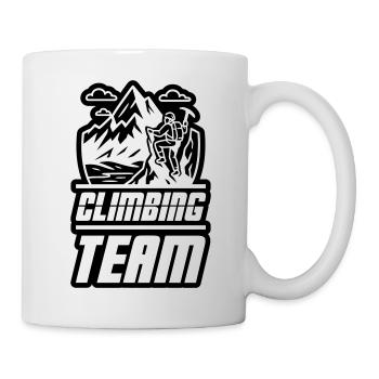 Bergsteiger Team - Tasse - Weiß - Rechts