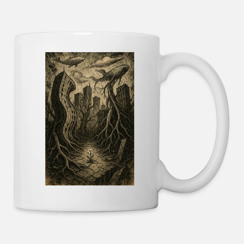 Die Natur wird sich zurückerobern - Tasse - Weiß