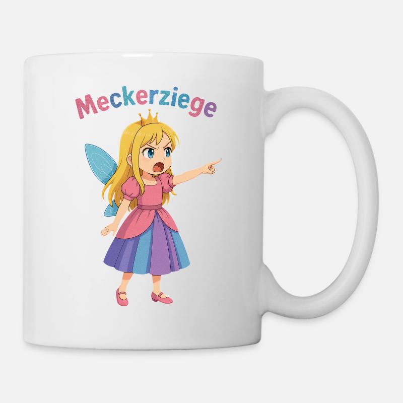 Meckerziege - Tasse - Weiß