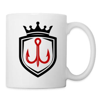 Fish Hook Shield - Mug - white - Right