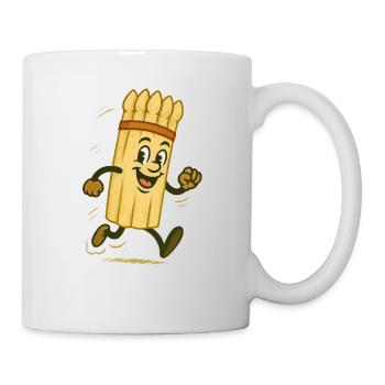 Spargel - Tasse - Weiß - Rechts