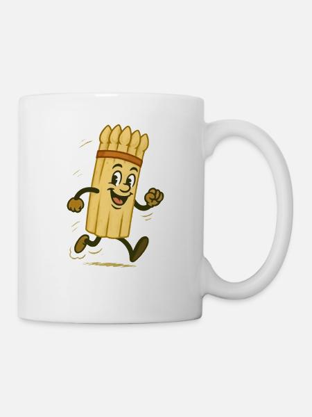 Spargel - Tasse - Weiß