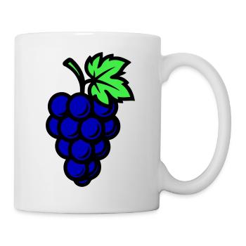 Grapes Grapes Fruit - Mug - white - Right