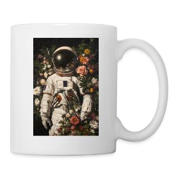 Explorateur de floraison cosmique - Mug blanc - blanc - Droite
