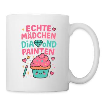 Peinture au diamant Real Girl - Mug blanc - blanc - Droite