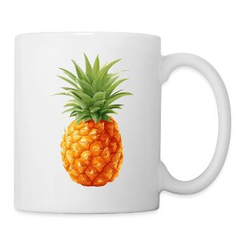 Ananas - Mug blanc - blanc - Droite