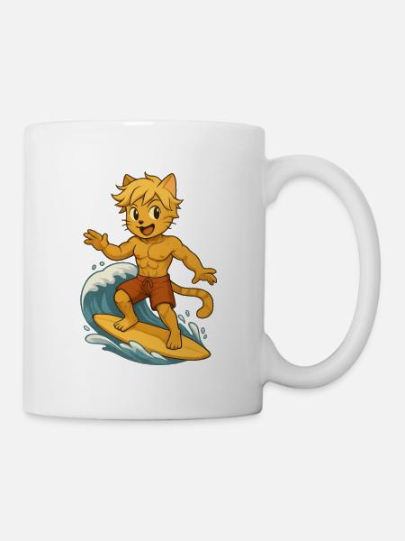 Surferboy - Tasse - Weiß
