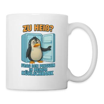 Zu Heiß? - Tasse - Weiß - Rechts