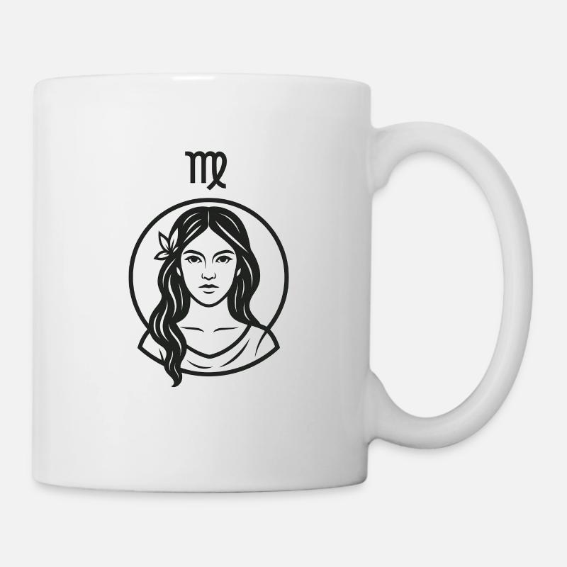 Sternzeichen Jungfrau - Tasse - Weiß