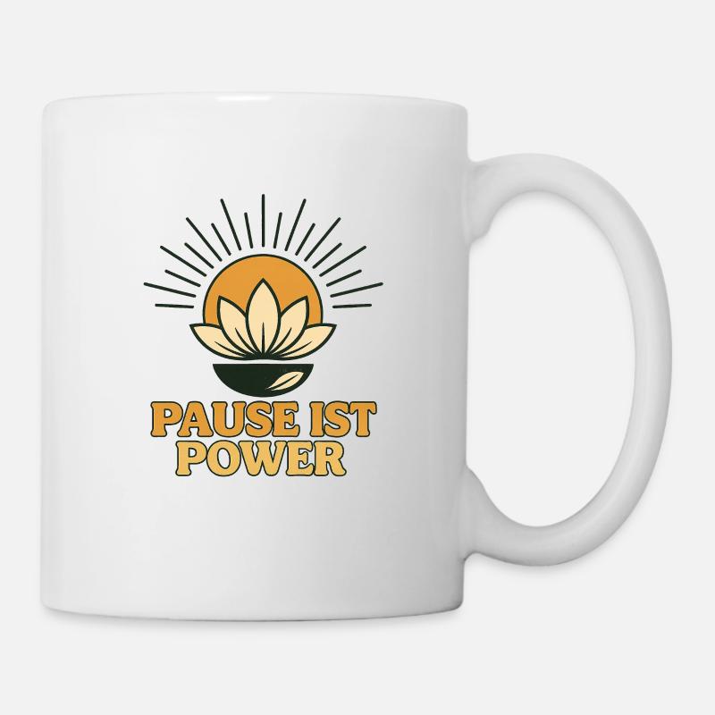 Conception de soins personnels et de pleine conscience - Mug blanc - blanc
