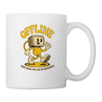 Offline Office PC Emails Computer - Mug - white - Right
